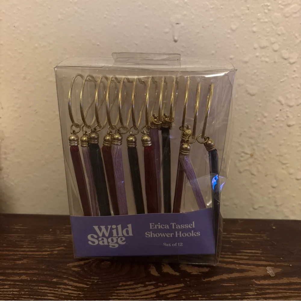 NEW Tassel shower Hooks 